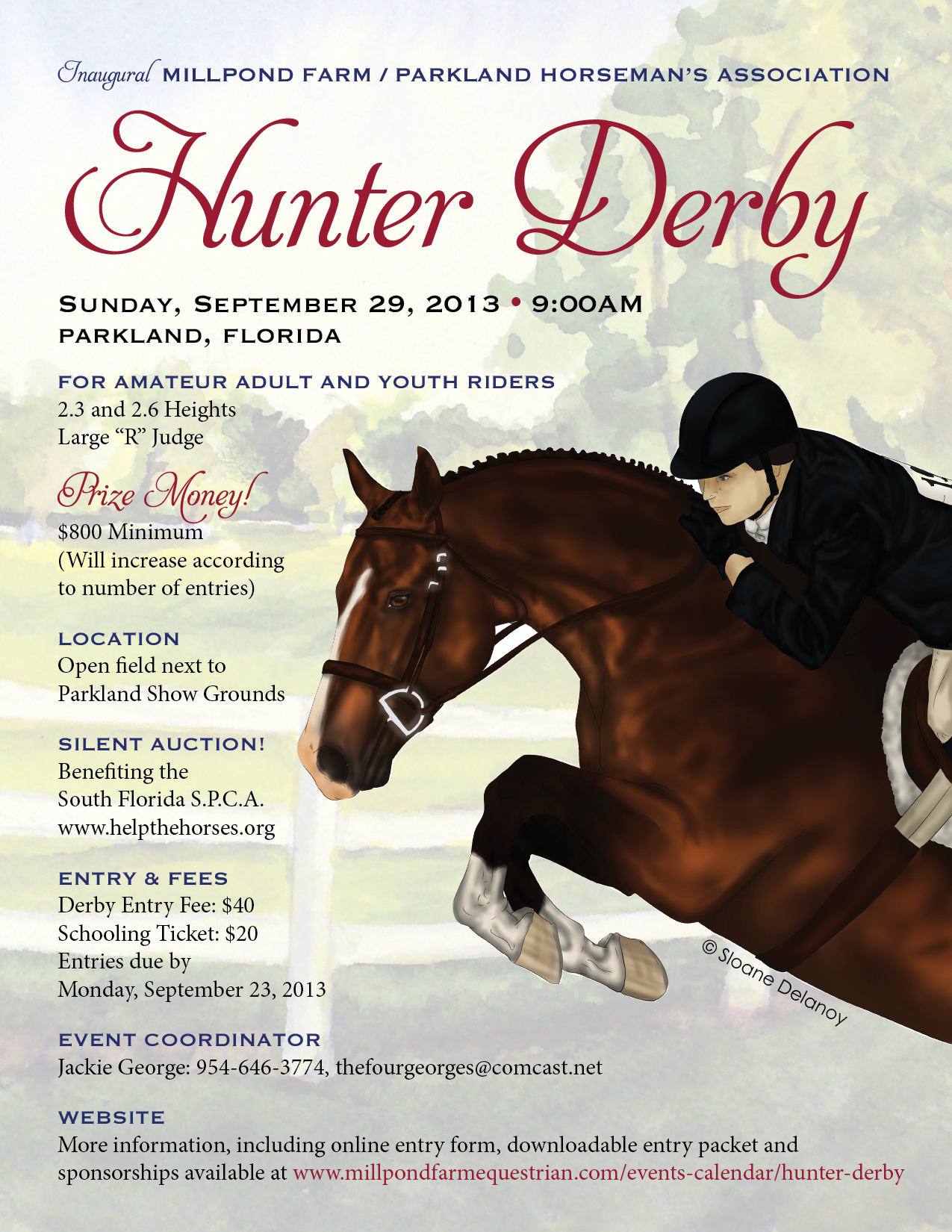 Millpond Farm/PHA Hunter Derby & Silent Auction Benefiting SFSPCA ...