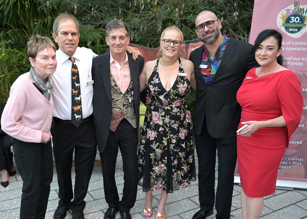 Julie Shelton, VP, Roy Pressman, Treas, Bobby Olden, Christine Septer, ED, Dr. David Bialski, Pres. & Nicole Trujillo, Event Chair & Secretary