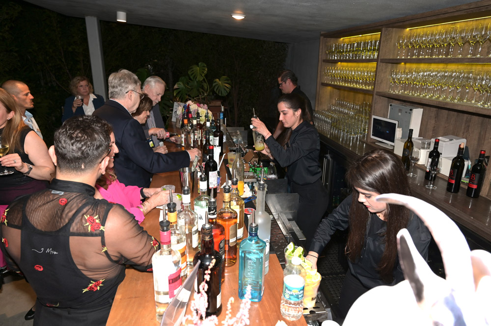 Guests at bar