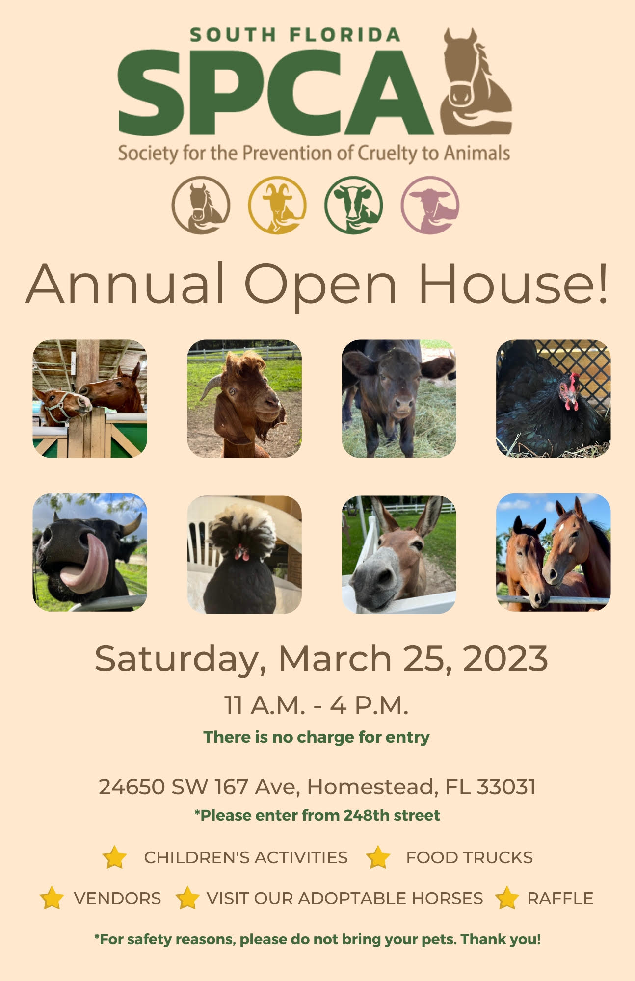 2023 open house poster