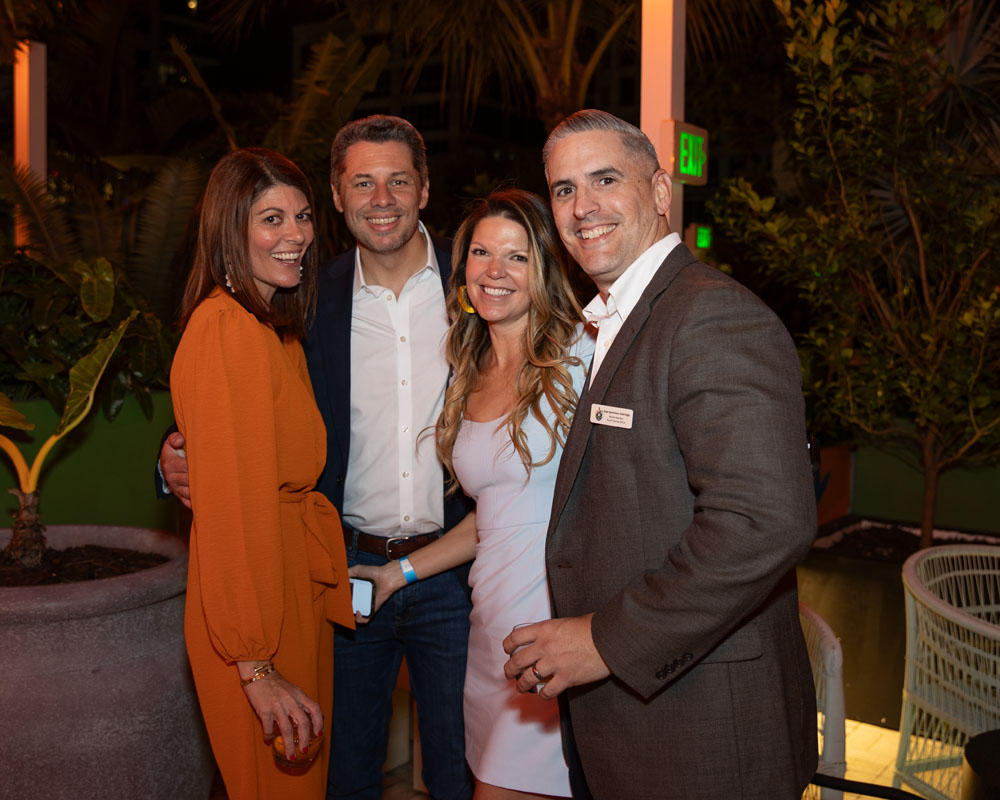 Mr & Mrs. Munoz with Dan Sanchez-Galarraga, SFSPCA Board Member, and his wife Suzy.