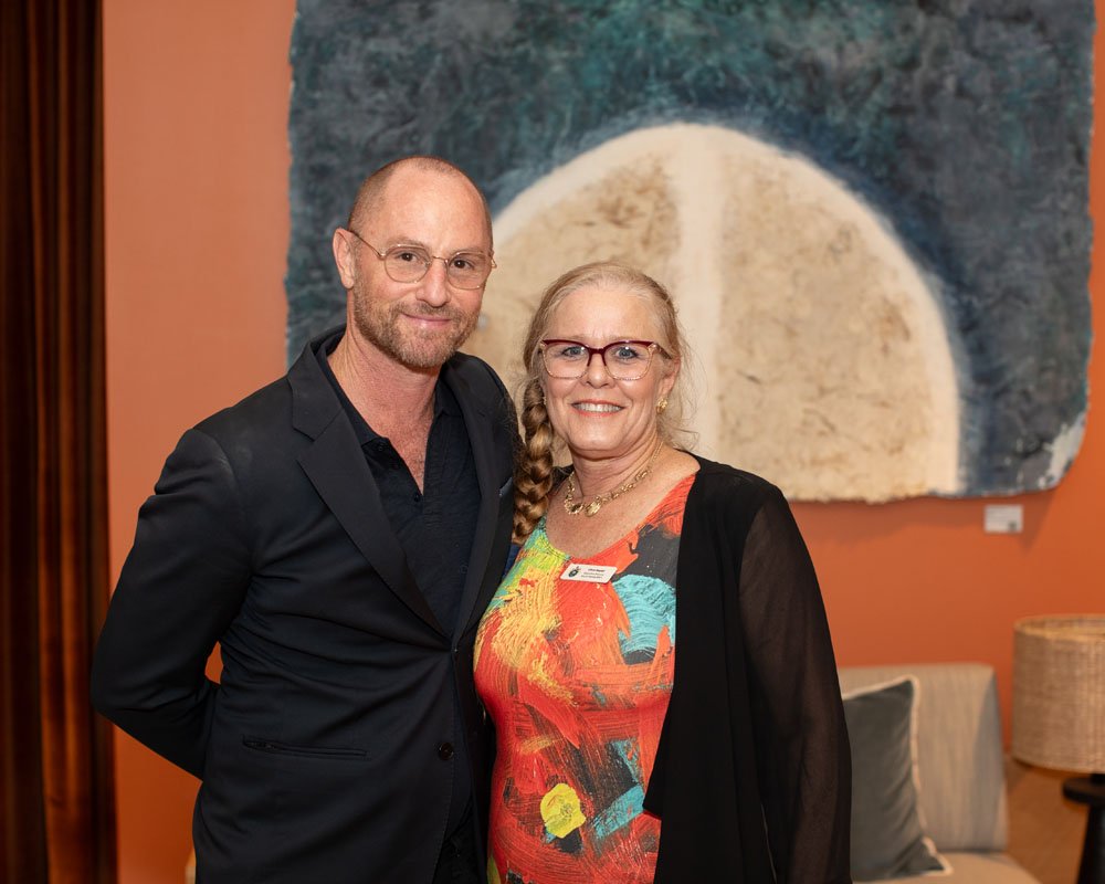 Shai Tertner, Co-host, with Christine Septer, Executive Director