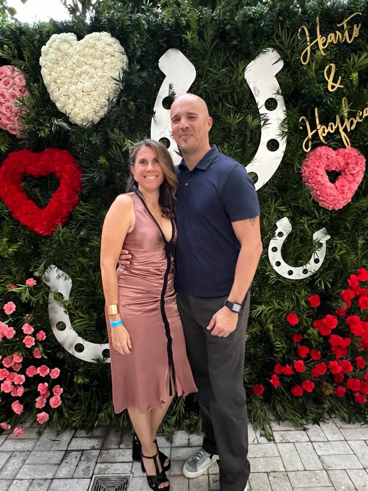 Kristine Vazquez-Caldas with Ben Caldas