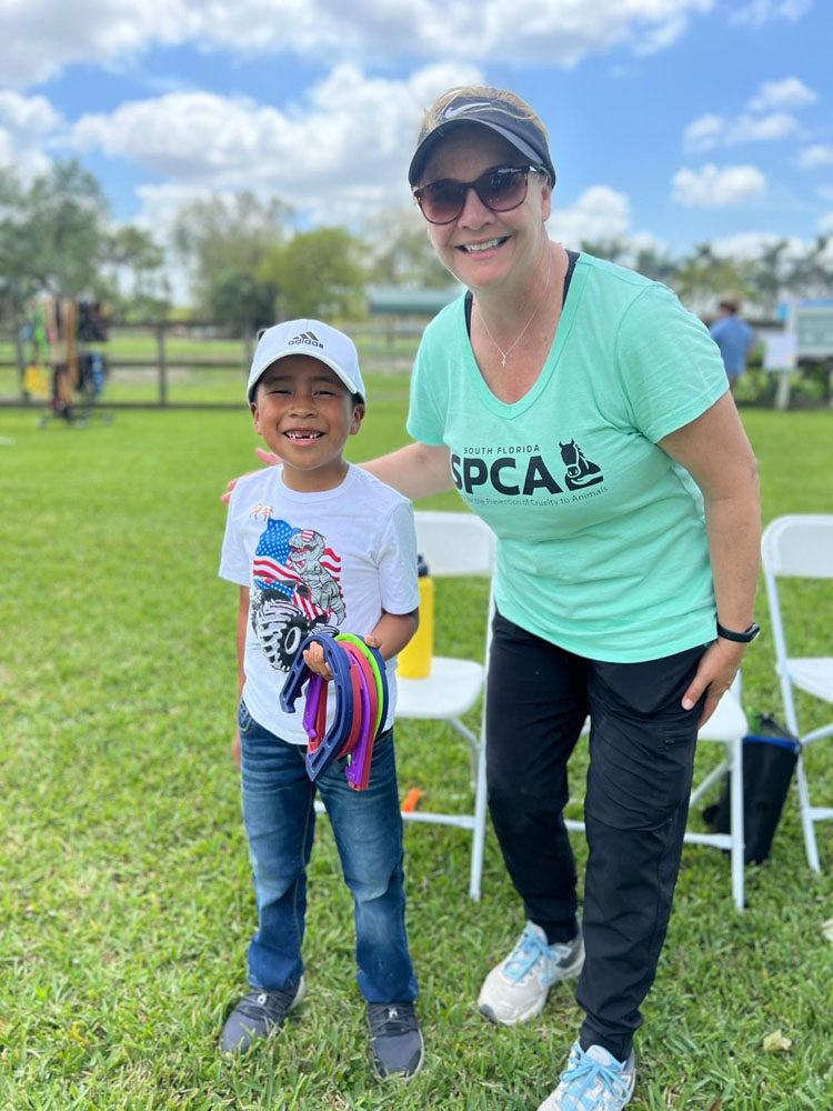 South Florida SPCA Open House Playing Horse Shoes