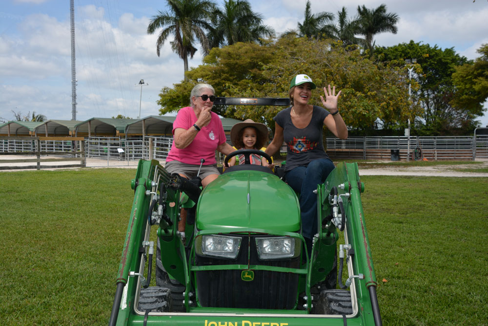 South Florida SPCA Open House Riding the Tractor