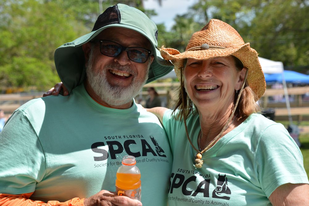 South Florida SPCA Open House 2024 Laughing Volunteers