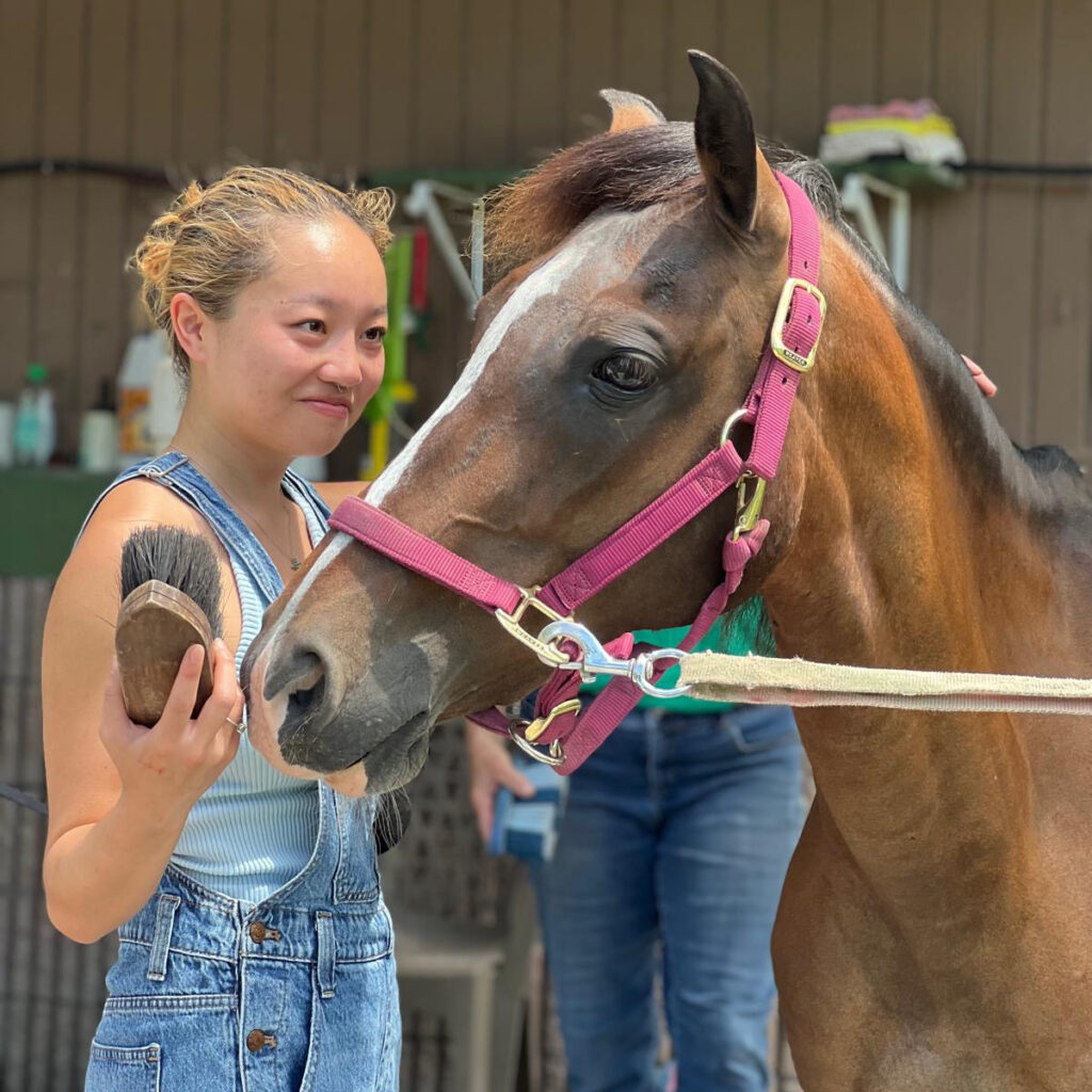 Student with Horse