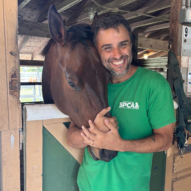 Kleiton Pereira South Florida SPCA Barn Manager