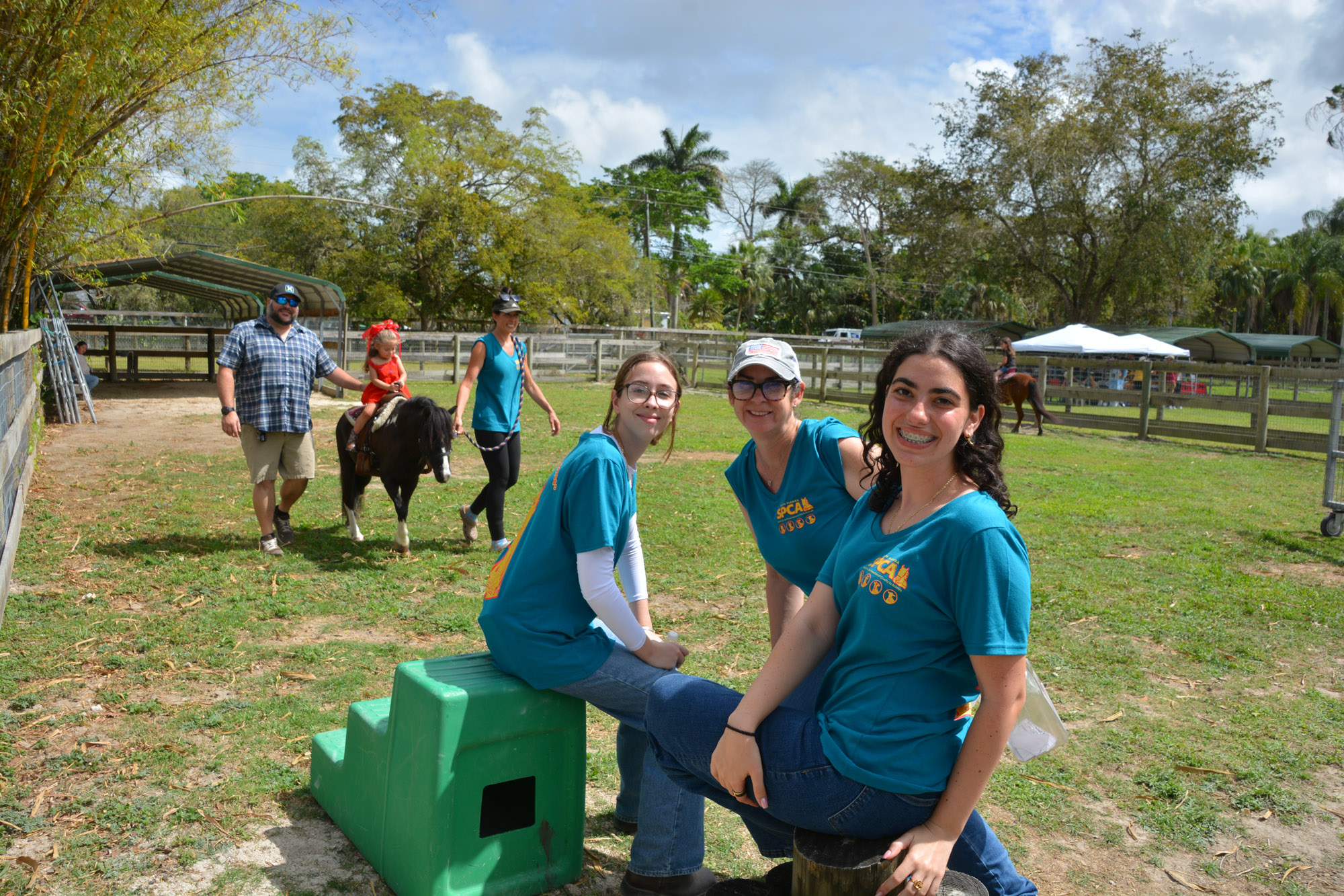 South Florida SPCA Open House Volunteers & Pony Rides