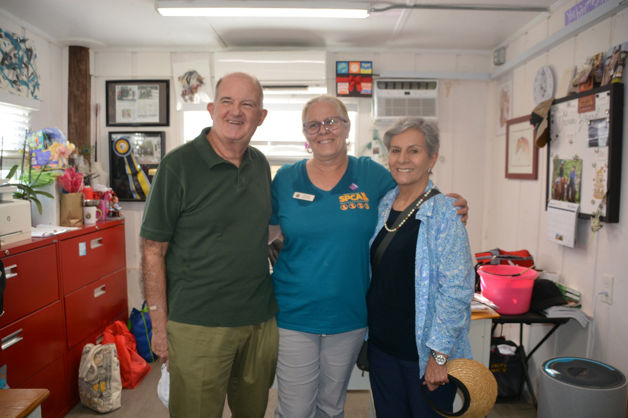 South Florida SPCA Executive Director with Friends